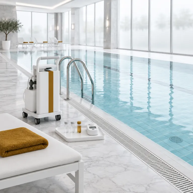 How luxury health resorts use super chlorination to elevate pool wellness