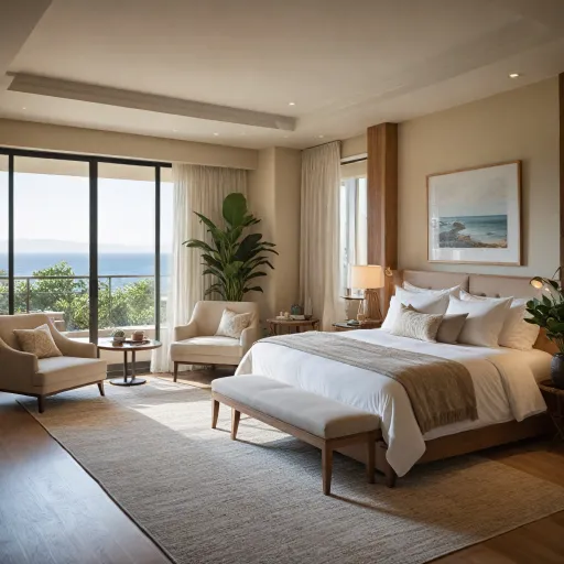 Elegant 2 bedroom suites hotel stays for restorative health resort escapes