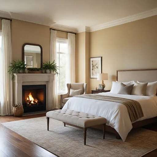 Elegant hotels with a fireplace in the room for a restorative retreat