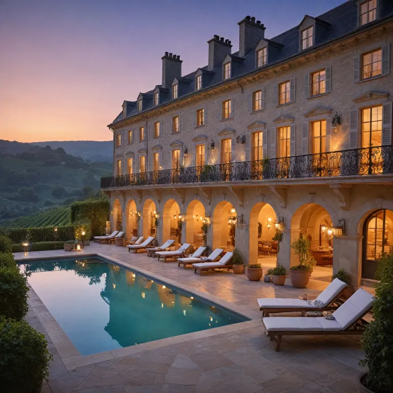 Elegant hotels in Champagne France for spa retreats and vineyard nights